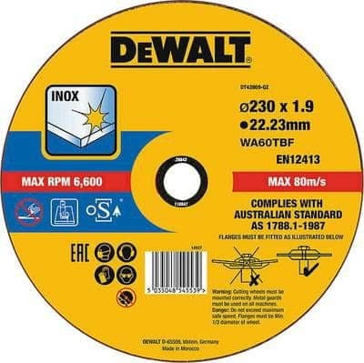 DEWALT METALSKIVE 230x1,9 mm