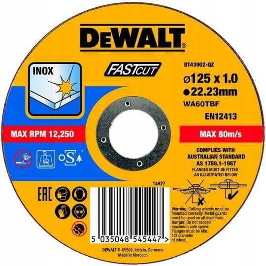 DEWALT METALSKIVE 125x1,0 mm
