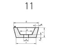 Pikkukuva 2 / 3: NORTON HIOMALAIKKA-11 125 mm x 50 mm M14 37C1699N5B5