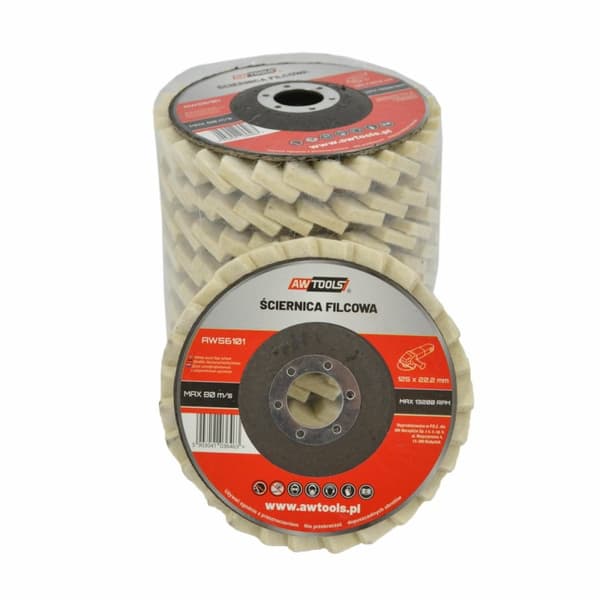 AWTOOLS FILT SLIBESKIVE 125 mm