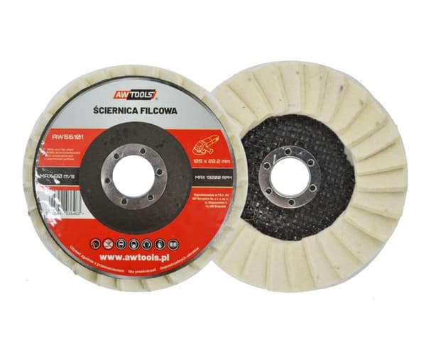 AWTOOLS FILT SLIBESKIVE 125 mm