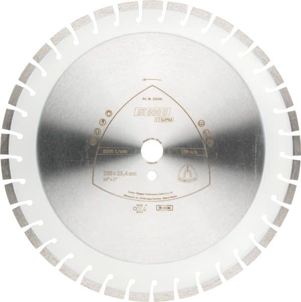 KLINGSPOR SEGMENTOITU TIMANTTITERÄ 350 mm x 3,0 mm x 20 mm SUPRA DT600U, TERÄSBETONIIN