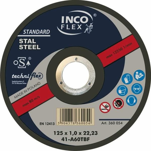 METALSLIBESKIVE INCOFLEX 125*6,5