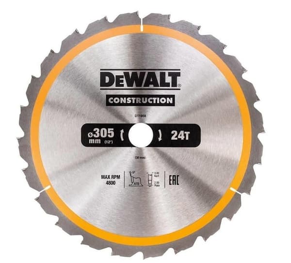 DEWALT-laikkasaha 305x30mmx24z