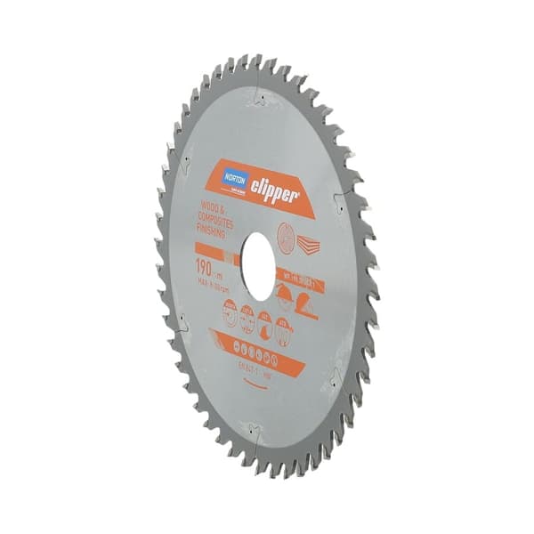 NORTON RUNDSAV 190 mm x 30 mm x 48 oz TRÆ & KOMPOSITER ATB (2,8 / 1,8)