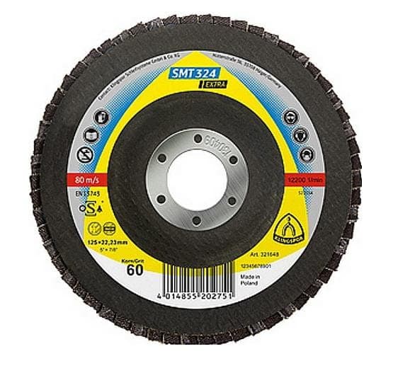 KLINGSPOR LÄPPÄHIOMAPYÖRÄ KUPERA SMT324 EXTRA 125 mm gr. 60
