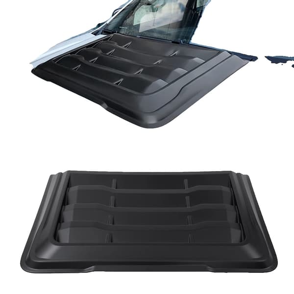 Ford Ranger Raptorin konepeltiin asennettava ilmanottoaukon suojus, ABS-muovia, mattamusta, moottorin suojus., 2015-2022