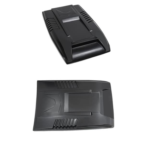 Bonnet Scoop til Ford Everest, Mat Sort Finish, Nem Installation,hærgrøn