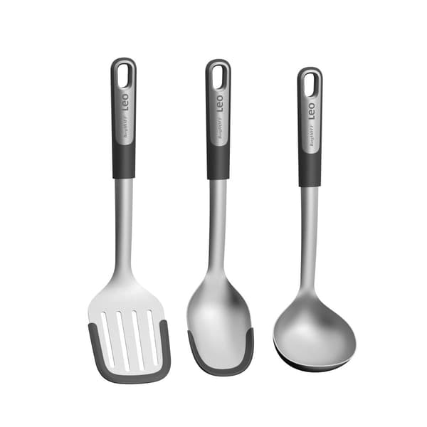 BergHOFF 3-delars bestickset - Graphite-serien med soppslev, serveringssked och hlslev