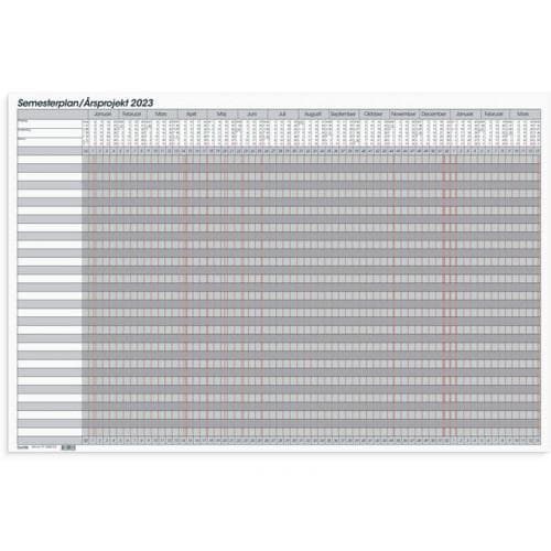 Whiteboardtavla Semesterplan - 2460