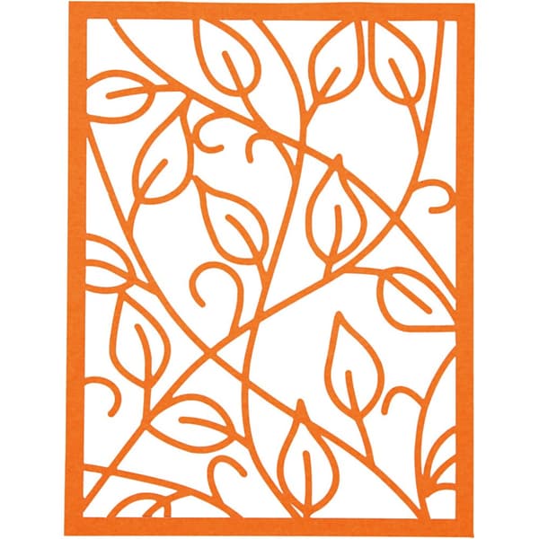 Spetskartong i block - A6 - Orange - Rosa - 24 ark