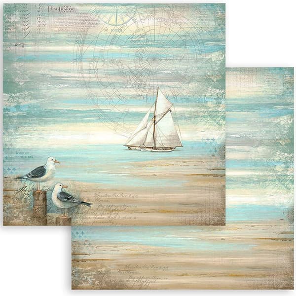 Paper Pad Stamperia - Sea Land - 12x12 Tum
