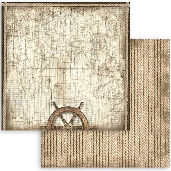 Paper Pad Stamperia - Sea Land - 12x12 Tum