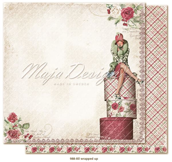 Paper Pad 6"x6" Maja Design - Christmas Season - 36 ark