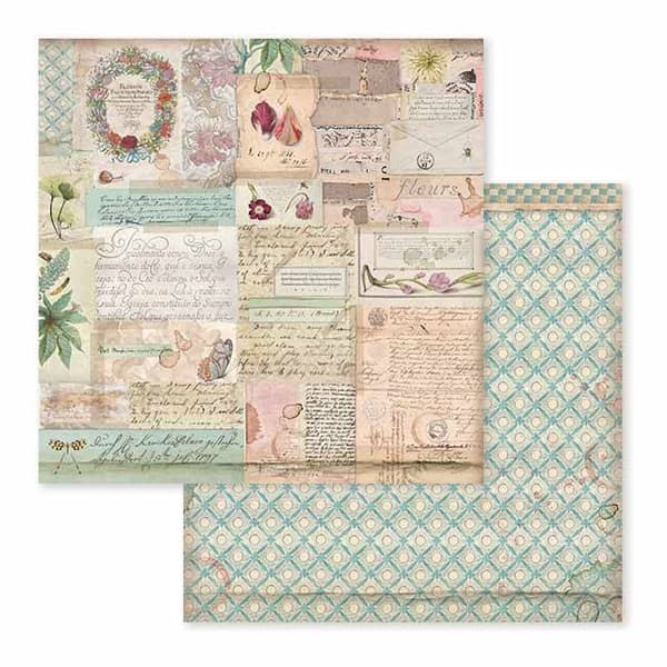 Paper Pad Stamperia - Spring Botanic - 12x12 Tum