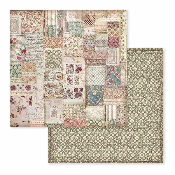 Paper Pad Stamperia - Spring Botanic - 12x12 Tum