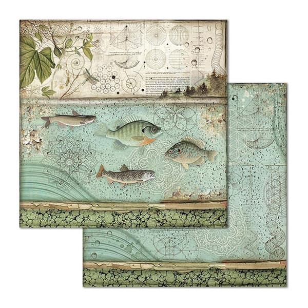 Paper Pad Stamperia - Forest - 12x12 Tum