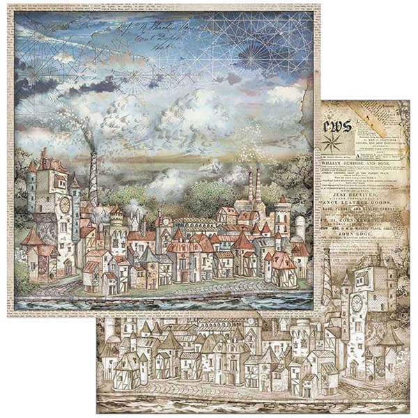 Paper Pad Stamperia - Sir Vagabond - 12x12 Tum