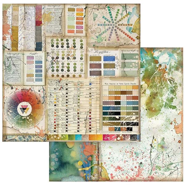 Paper Pad Stamperia - Atelier des Arts  - 12x12 Tum