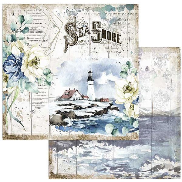 Paper Pad Stamperia - Sea Dream - 12x12 Tum