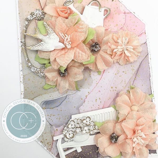 Paper Pad 12x12 - Craft Consortium - Ink Drops Dusk