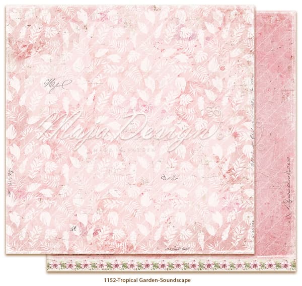 Hel kollektion 12"x12" Maja Design - Tropical Garden - 18 ark