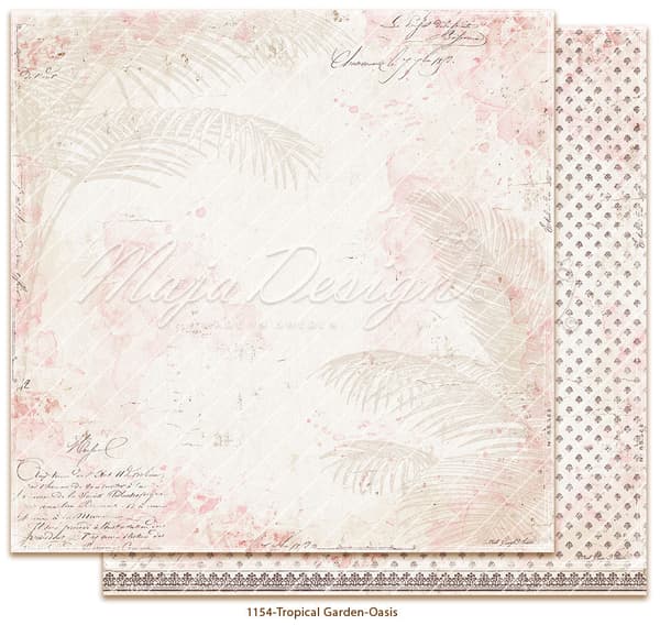 Hel kollektion 12"x12" Maja Design - Tropical Garden - 18 ark