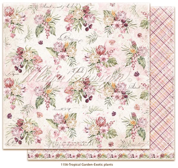 Hel kollektion 12"x12" Maja Design - Tropical Garden - 18 ark