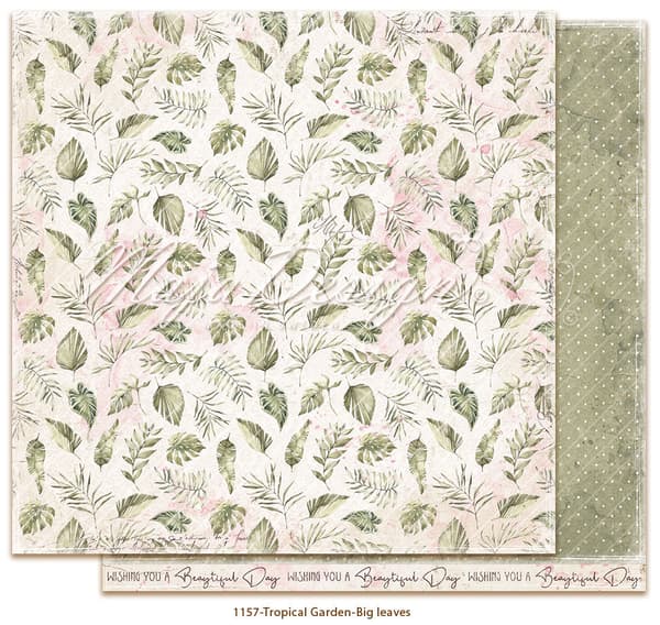 Hel kollektion 12"x12" Maja Design - Tropical Garden - 18 ark