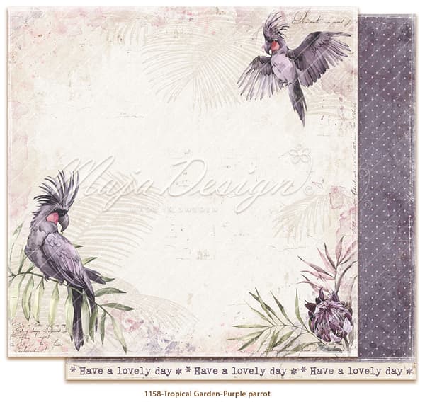 Hel kollektion 12"x12" Maja Design - Tropical Garden - 18 ark