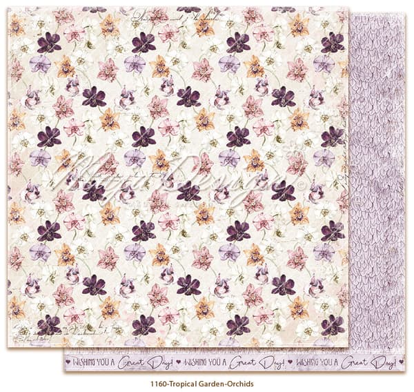 Hel kollektion 12"x12" Maja Design - Tropical Garden - 18 ark