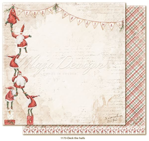 Paper Pad 6"x6" Maja Design - Happy Christmas - 36 ark