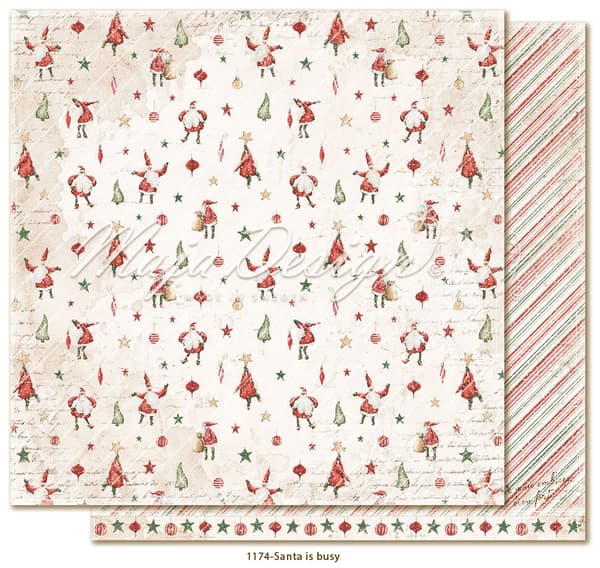 Paper Pad 6"x6" Maja Design - Happy Christmas - 36 ark