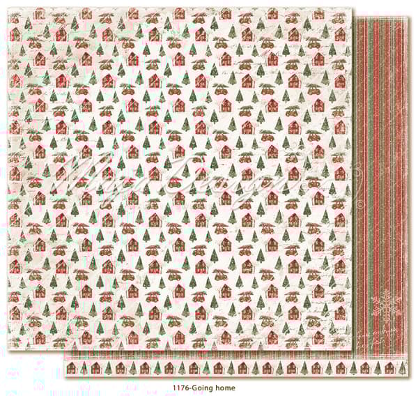 Paper Pad 6"x6" Maja Design - Happy Christmas - 36 ark