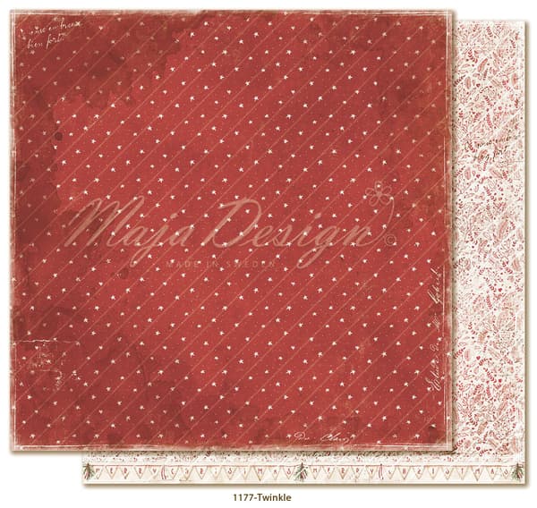 Paper Pad 6"x6" Maja Design - Happy Christmas - 36 ark