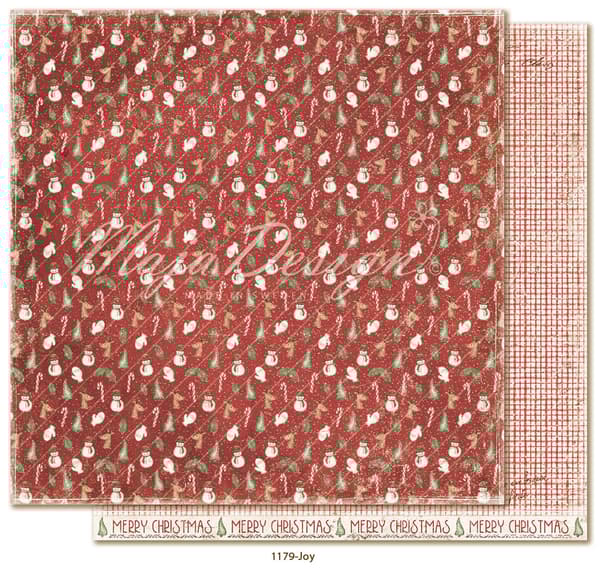 Paper Pad 6"x6" Maja Design - Happy Christmas - 36 ark