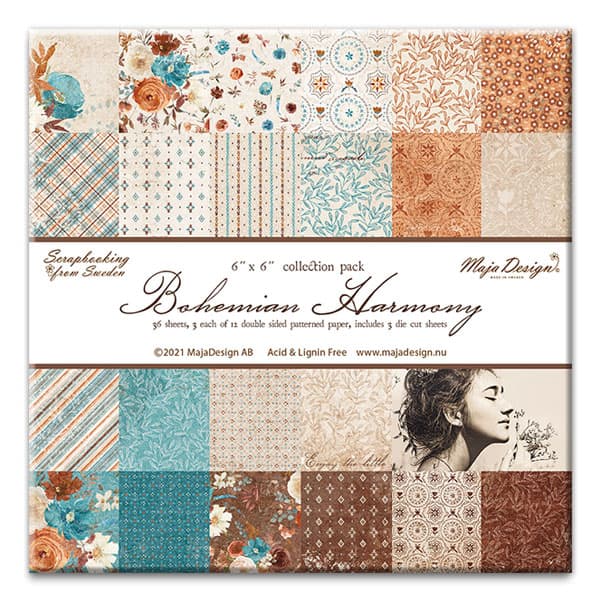 Paper Pad 6"x6" Maja Design - Bohemian Harmony - 36 ark