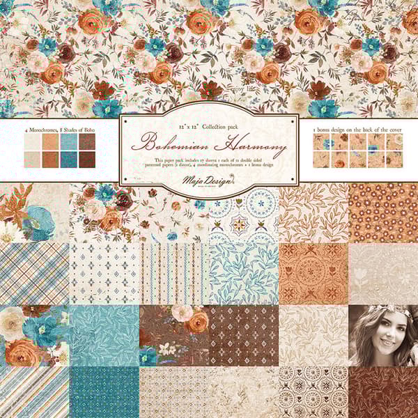Paper Pack 12"x12" Maja Design - Bohemian Harmony