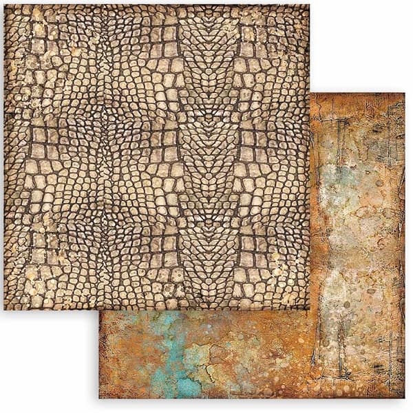 Paper Pad Stamperia - Savana Backgrounds - 12x12 Tum