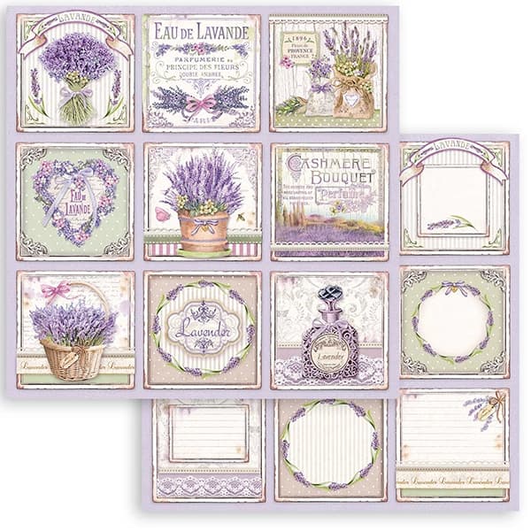 Paper Pad Stamperia - Provence - 12x12 Tum