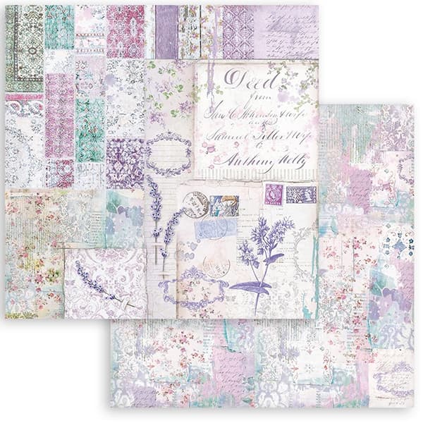 Paper Pad Stamperia - Provence - 12x12 Tum
