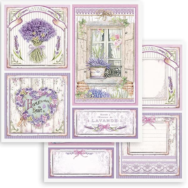 Paper Pad Stamperia - Provence - 12x12 Tum