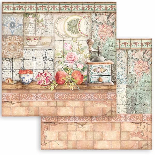 Paper Pad Stamperia - Casa Granada - 12x12 Tum