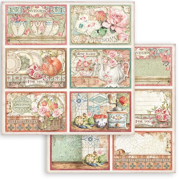 Paper Pad Stamperia - Casa Granada - 12x12 Tum