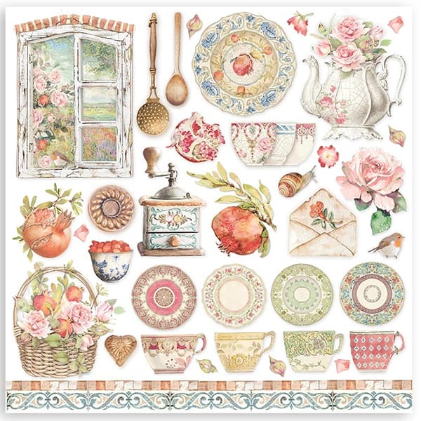 Paper Pad Stamperia - Casa Granada - 12x12 Tum