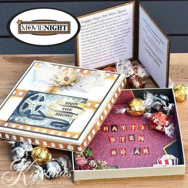 Paper Kit 12x12 - Reminisce - Movie Night
