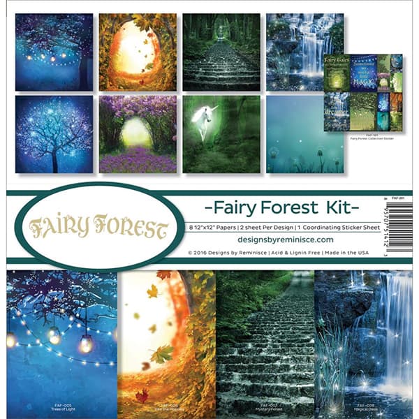 Paper Pack Reminisce - Fairy Forest - 12x12 Tum