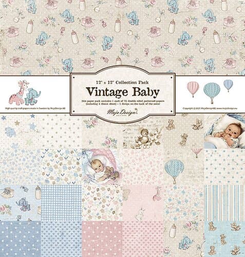 Paper Pack 12"x12" Maja Design - Vintage Baby