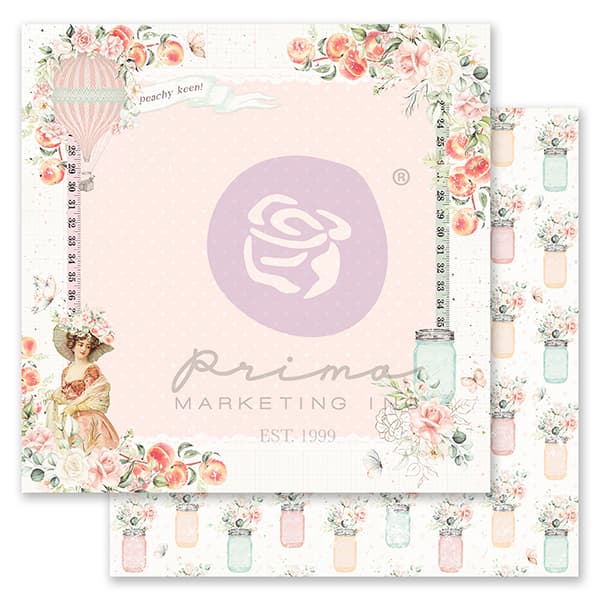 Paper Pack Prima Marketing - Peach Tea - 12x12 Tum