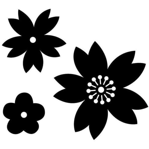 Artemio 'Japan - Flowers' matrisset - Svart - Barn - Blandat